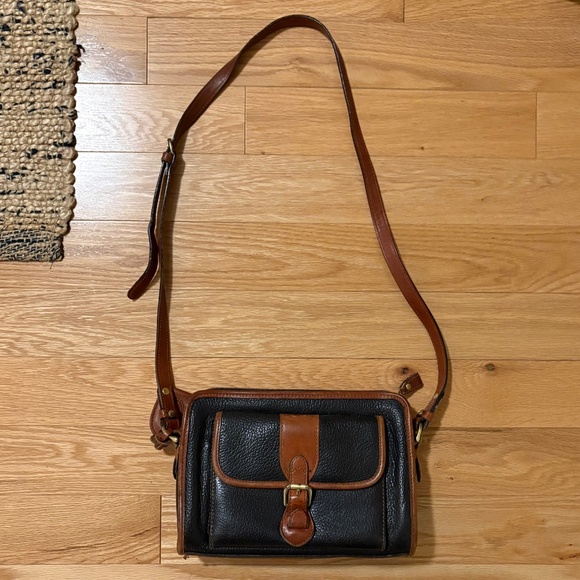 Vintage Liz Claiborne leather shoulder cross body bag - Picture 1 of 8